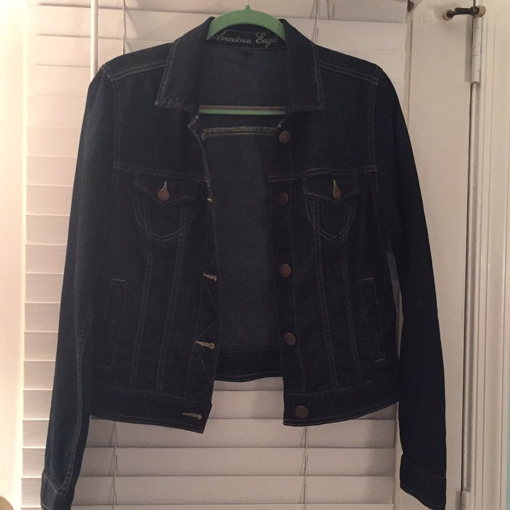 American Eagle denim jacket.